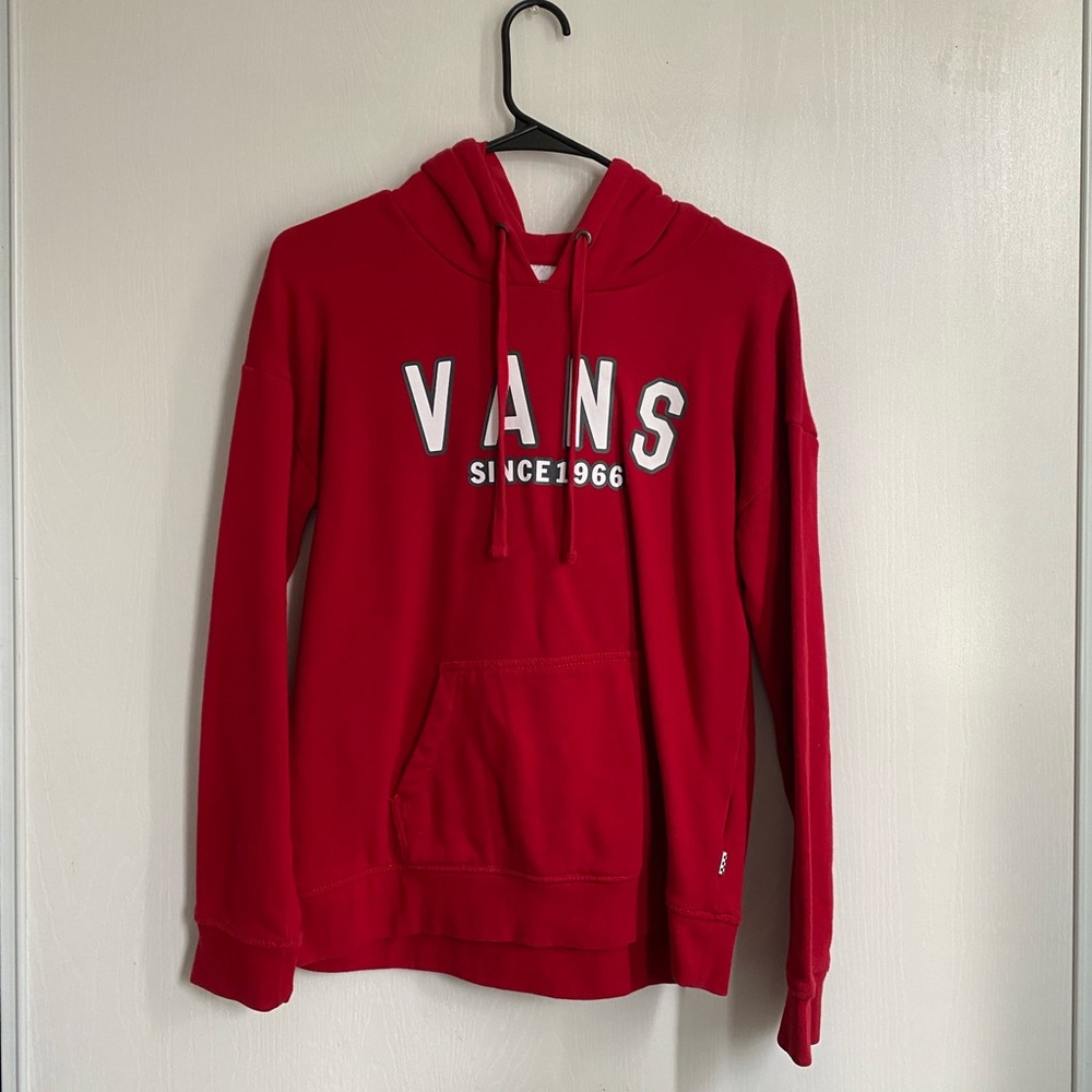 Red VANS hoodie
